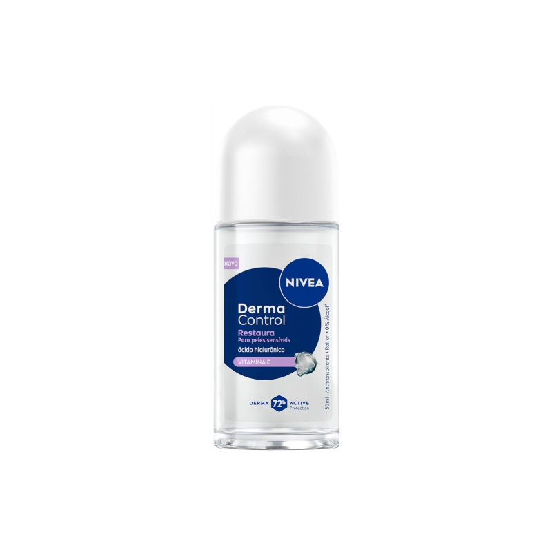 DESODORANTE ROLL-ON NIVEA DERM CONTROL RESTAURA 50ML