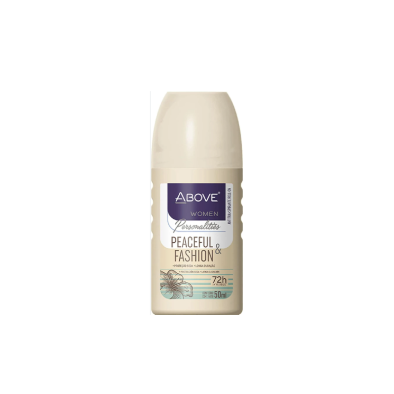 DESODORANTE ROLLON ABOVE PERSONALIDADE PEACEF.FASHION 50ML