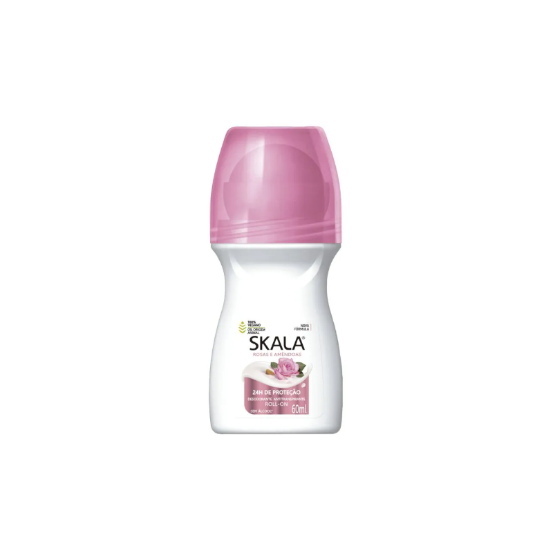 DESODORANTE ROLL-ON SKALA ROSAS E AMENDOAS 60ML