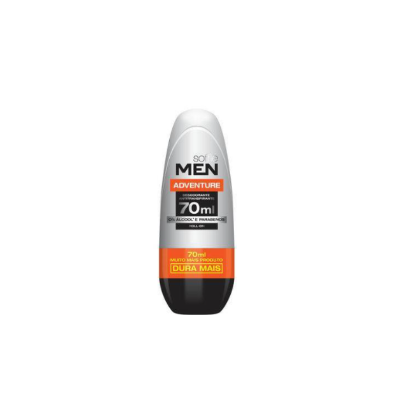 DESODORANTE ROLL-ON SOFFIE MEN ADVENTURE 70ML