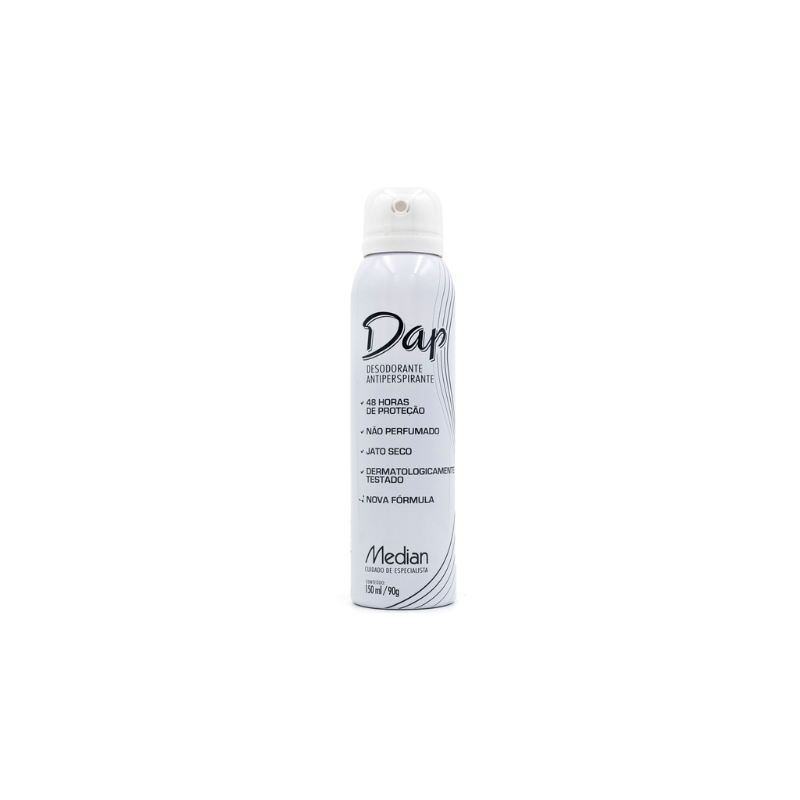 DESODORANTE AEROSOL DAP JATO SECO SEM PERFUME 150ML