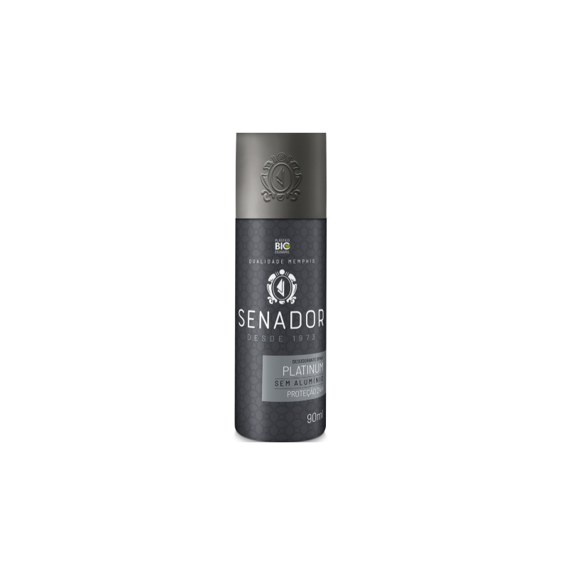 DESODORANTE SPRAY SENADOR PLATINUM 90ML