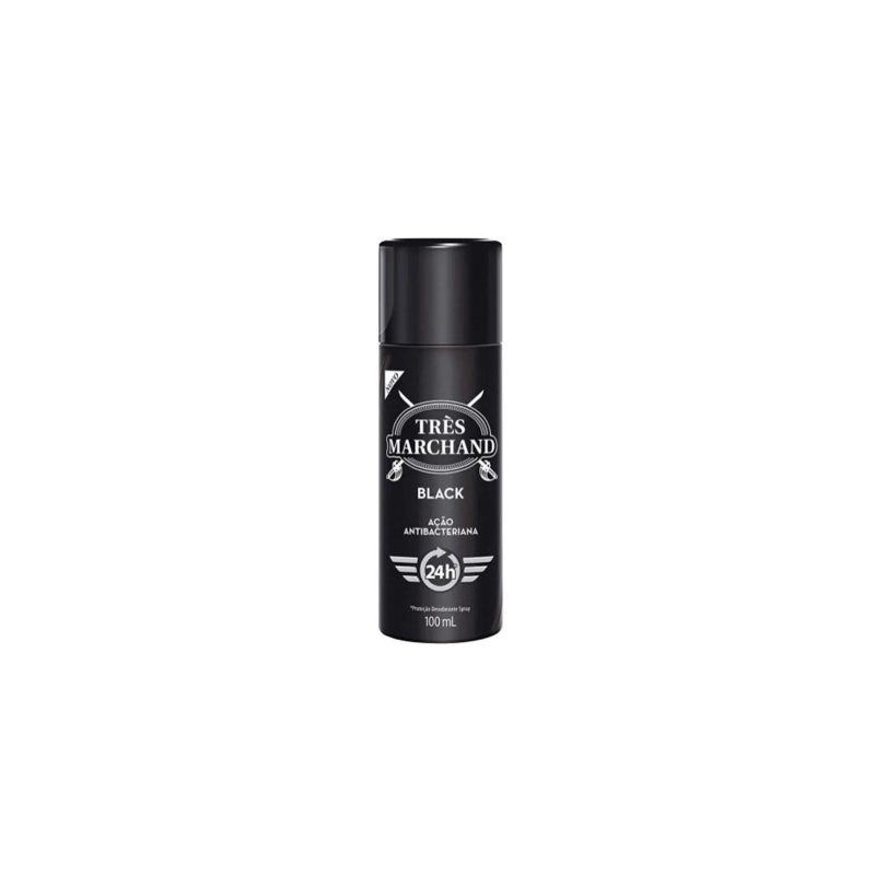 DESODORANTE SPRAY TRÊS MARCHAND BLACK 100ML