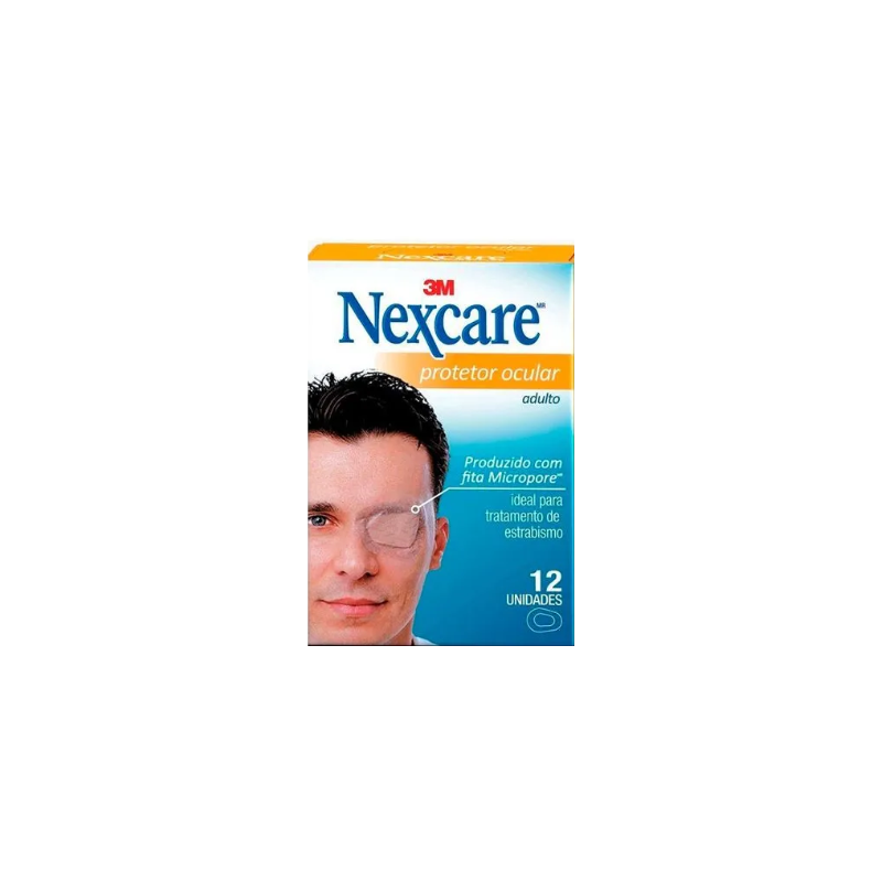 PROTETOR OCULAR NEXCARE ADULTO COM 12 UNIDADES