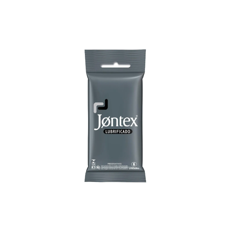 PRESERVATIVO JONTEX LUBRIFICADO COM 6 UNIDADES