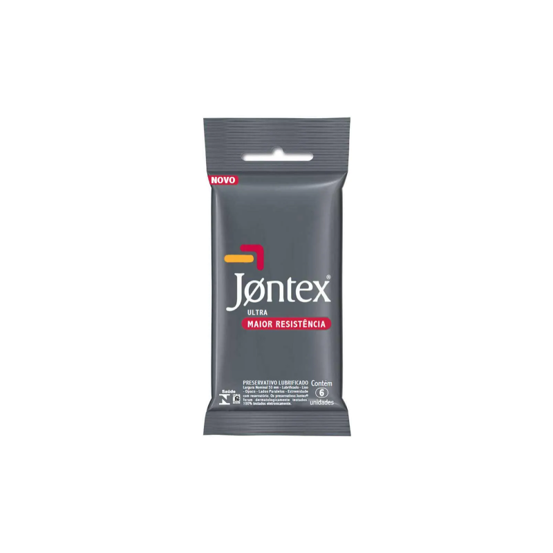 PRESERVATIVO JONTEX MAIOR RESITENCIA COM 6 UNIDADES