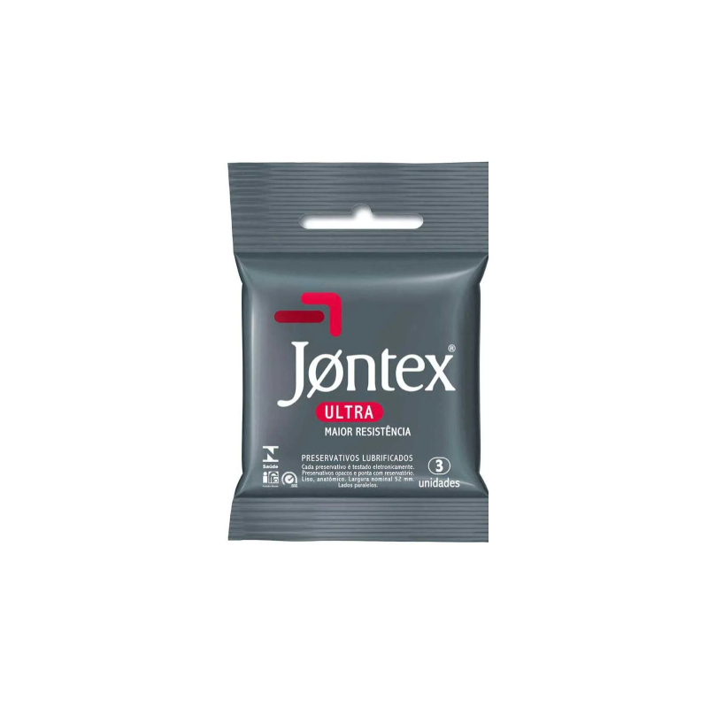 PRESERVATIVO JONTEX ULTRA COM 3 UNIDADES