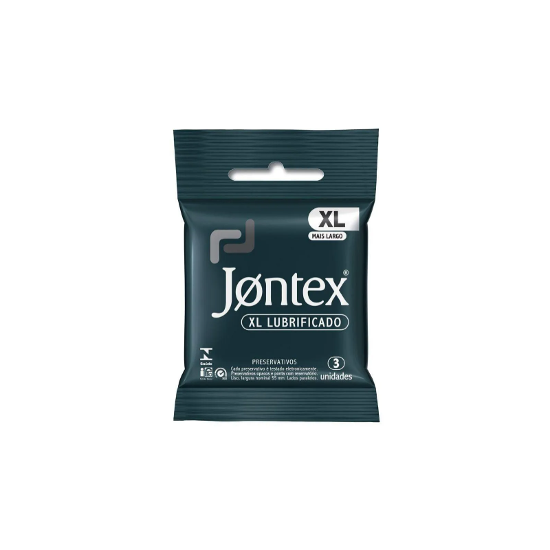 PRESERVATIVO JONTEX XL LUB COM 3 UNIDADES