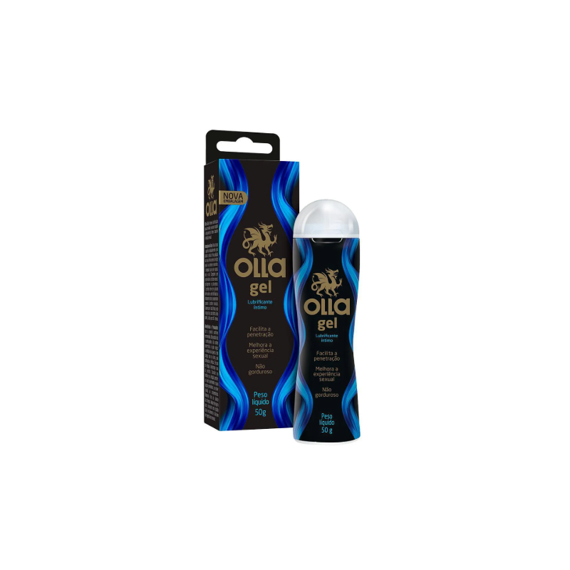 GEL LUBRIFICANTE OLLA INTIMO BISNAGA COM 50 GRAMAS 