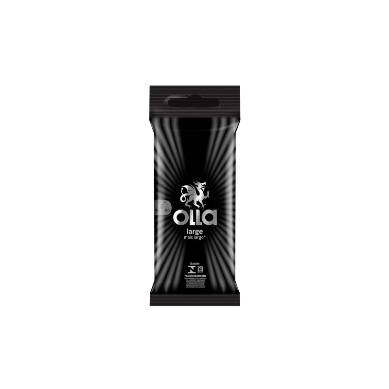 PRESERVATIVO OLLA LARGE COM 6 UNIDADES
