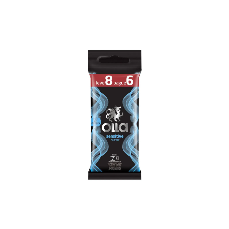 PRESERVATIVO OLLA SENSITIVE LEVE 8 E PAGUE 6