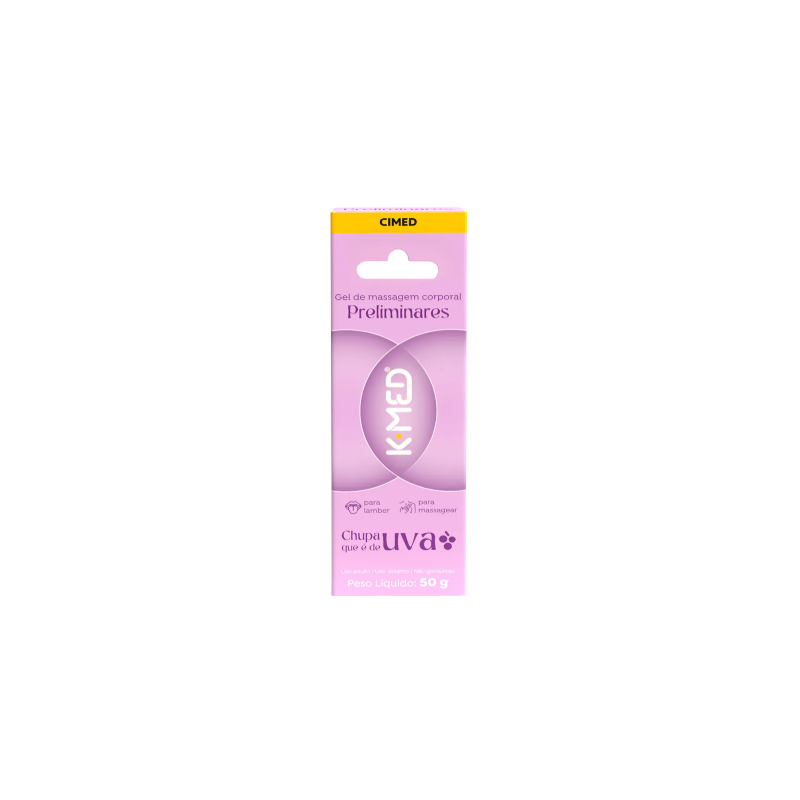 K-MED PREL GEL BISNAGA CHUPA QUE E DE UVA 50G