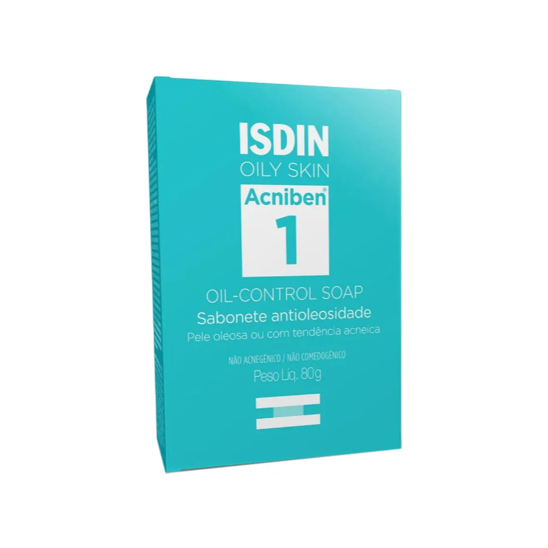 SABONETE EM BARRA ISDIN OIL CONTROL ACNIBEN 80G