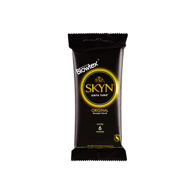 PRESERVATIVO SKYN SENS USAR NADA COM 6 UNIDADES