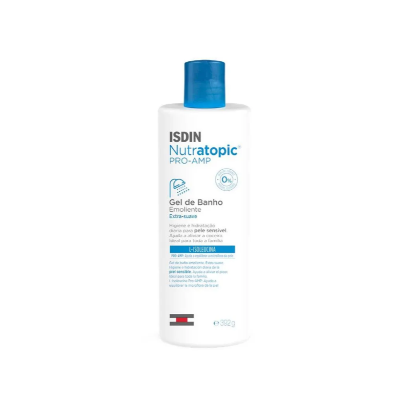 GEL DE BANHO ISDIN NUTRATOPIC PRO-AMP EMOLIENTE 392G