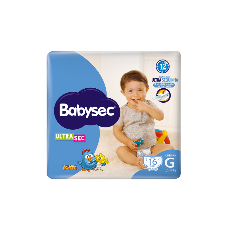 FRALDA BABYSEC JUMBINHO G COM 16 UNIDADES