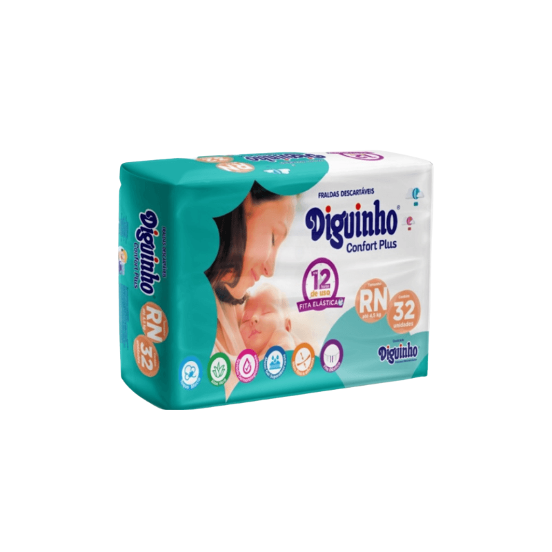 DIGUINHO CONFORT PLUS RN COM 32 UNIDADES
