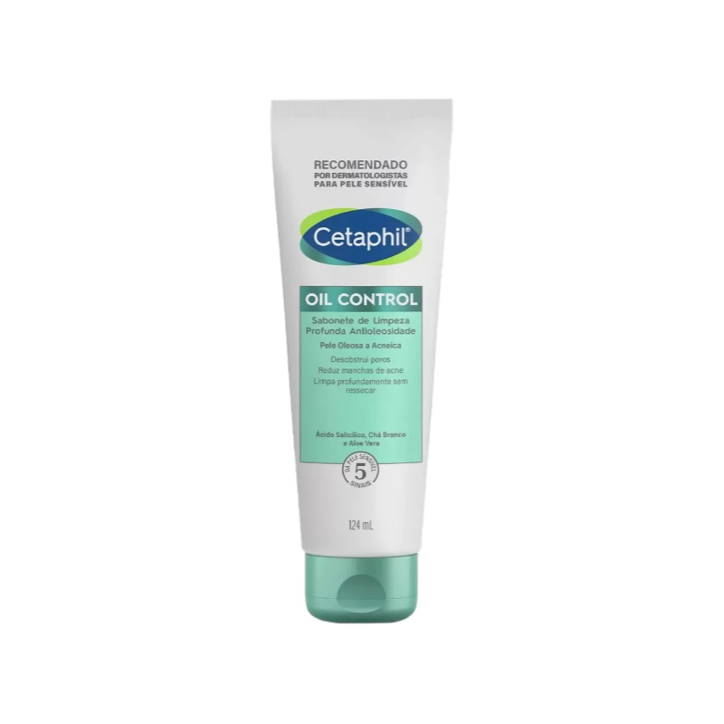 SABONETE DE LIMPEZA PROFUNDA CETAPHIL OIL CONTROL 124ML - VALIDADE 08/2026