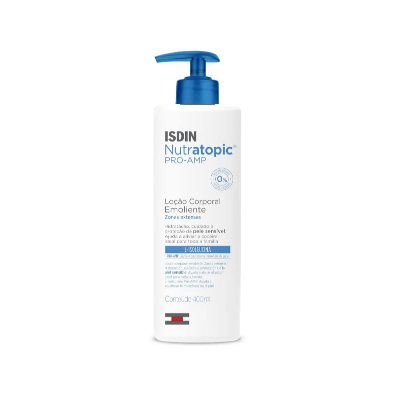 NUTRATOPIC PRO-AMP LOCAO EMOLIENTE 400ML ISDIN .