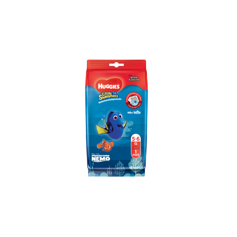 FRALDA HUGGIES LITTLE SWIMMERS PISCINA G C/ 1UNIDADE