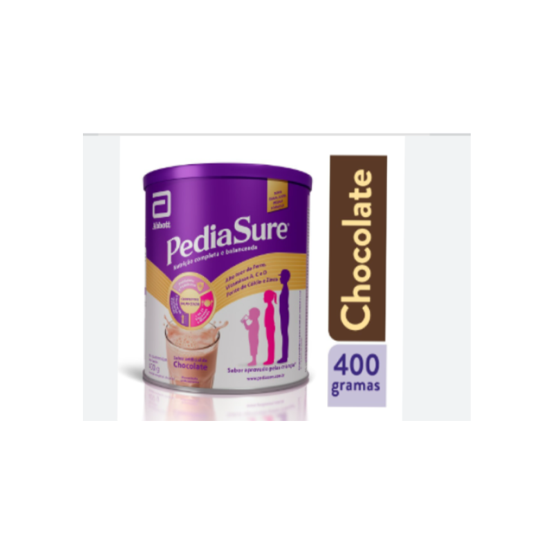 PEDIASURE PO CHOCOLATE COM 400 GRAMAS