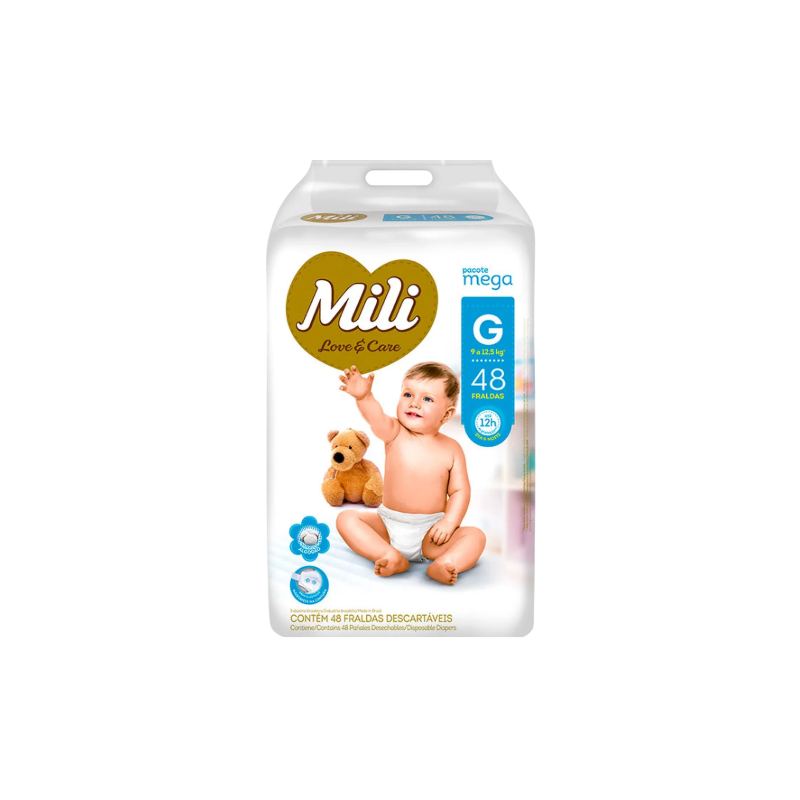 FRALDA LOVECARE MEGA G COM 48 UNIDADES