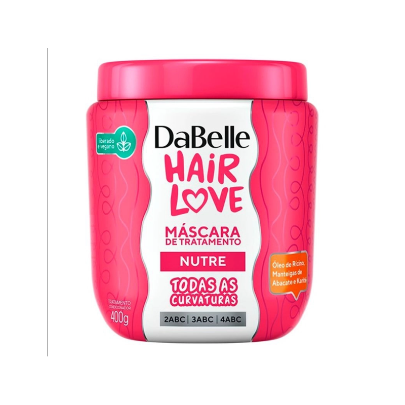 MASCARA CAPILAR DABELLE HAIR LOVE NUTRIÇAO 400G 