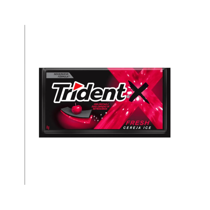 TRIDENT FRESC CEREJA COM 5 UNIDADES