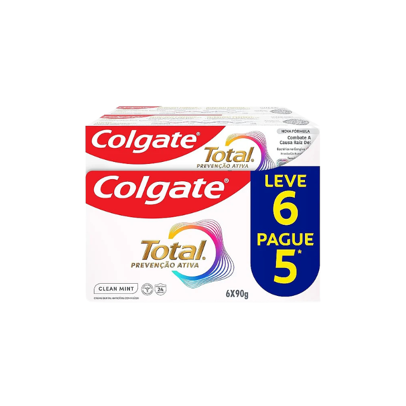 CREME DENTAL COLGATE CLEAN MINT 90G LEVE 6 PAGUE 5