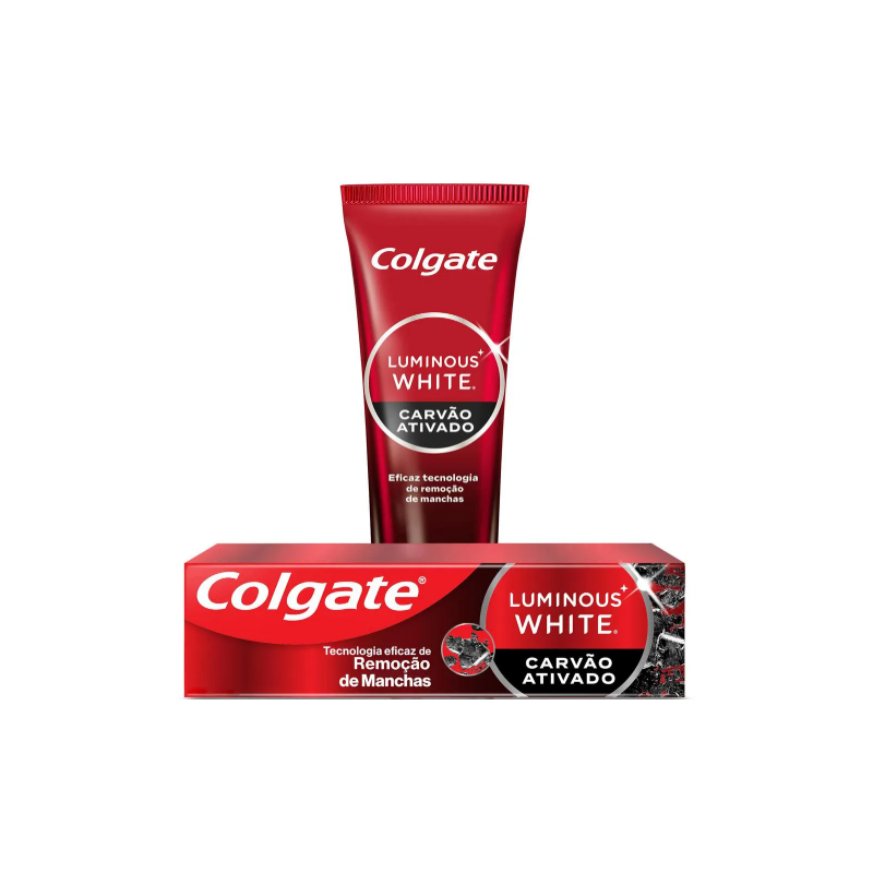 CREME DENTAL COLGATE LUMINOUS WHITE CARVÃO ATIVO 70G
