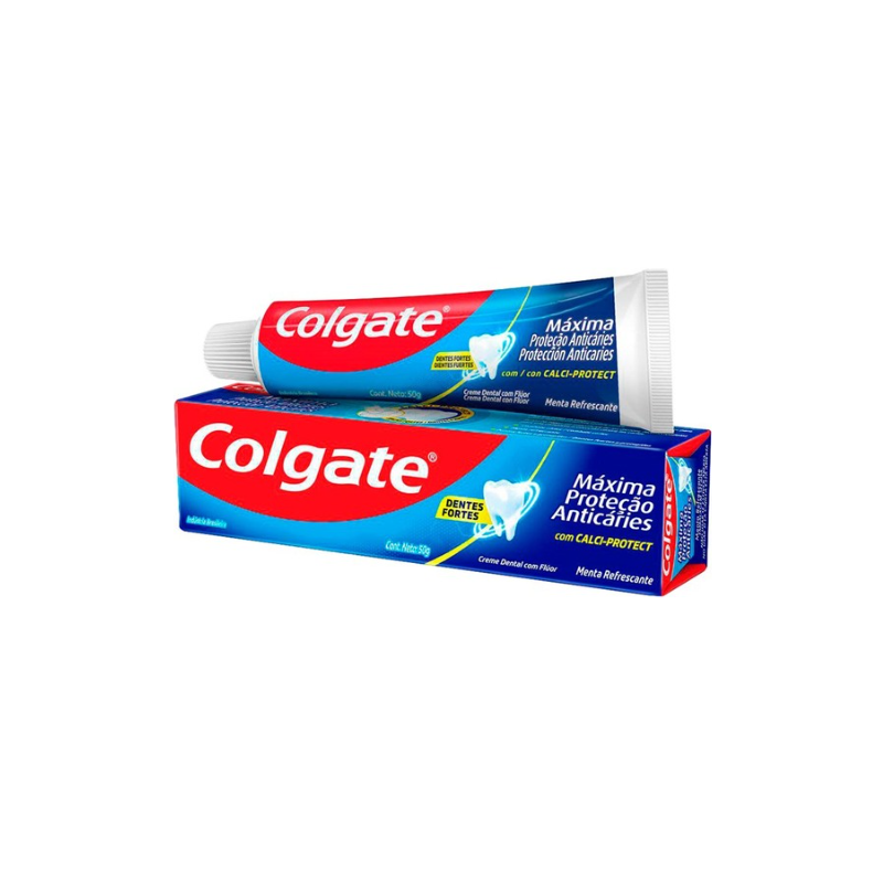 CREME DENTAL COLGATE MÁXIMA PROTEÇÃO 50G
