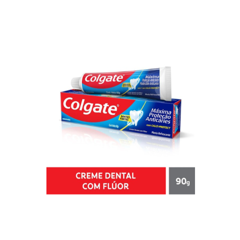 CREME DENTAL COLGATE MÁXIMA PROTEÇÃO ANTICÁRIES 90G