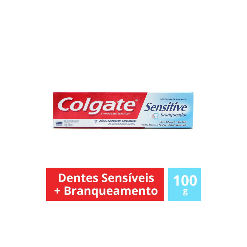 CREME DENTAL COLGATE SENSITIVE BRANQUEADOR 100G