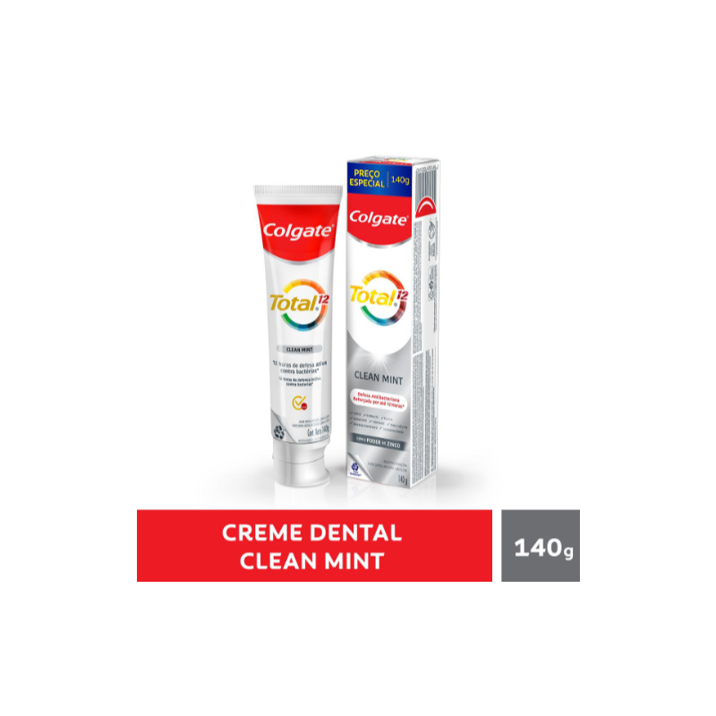 CREME DENTAL COLGATE TOTAL 12 CLEAN MINT 140GR