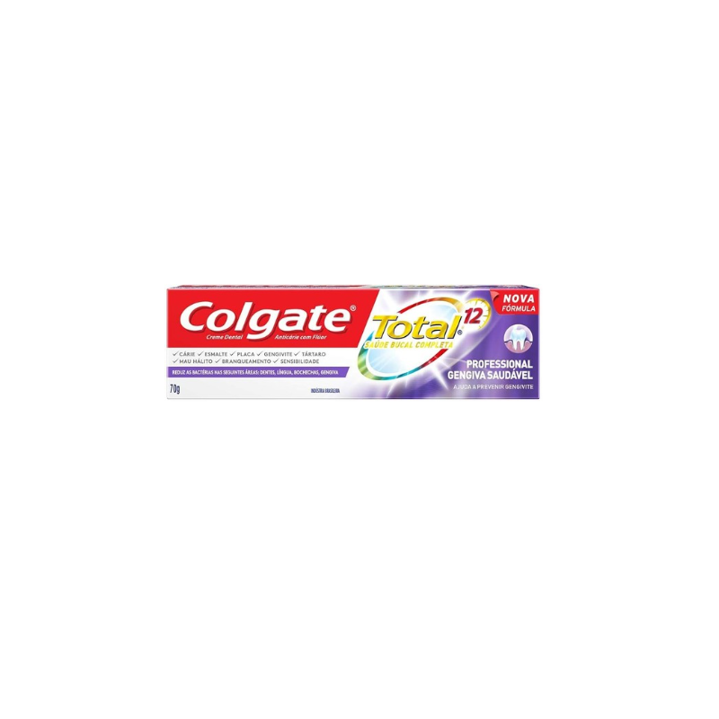 CREME DENTAL COLGATE TOTAL 12 PROF. GENGIVA SAUDÁVEL 70G