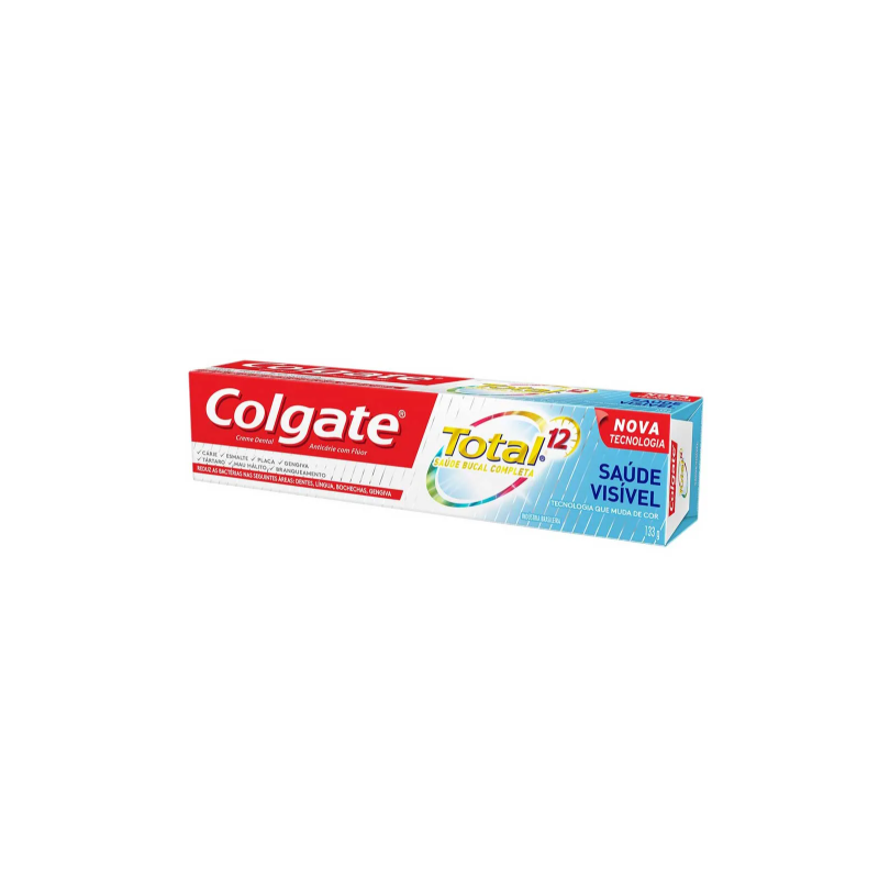 CREME DENTAL COLGATE TOTAL 12 SAÚDE VISÍVEL 133G