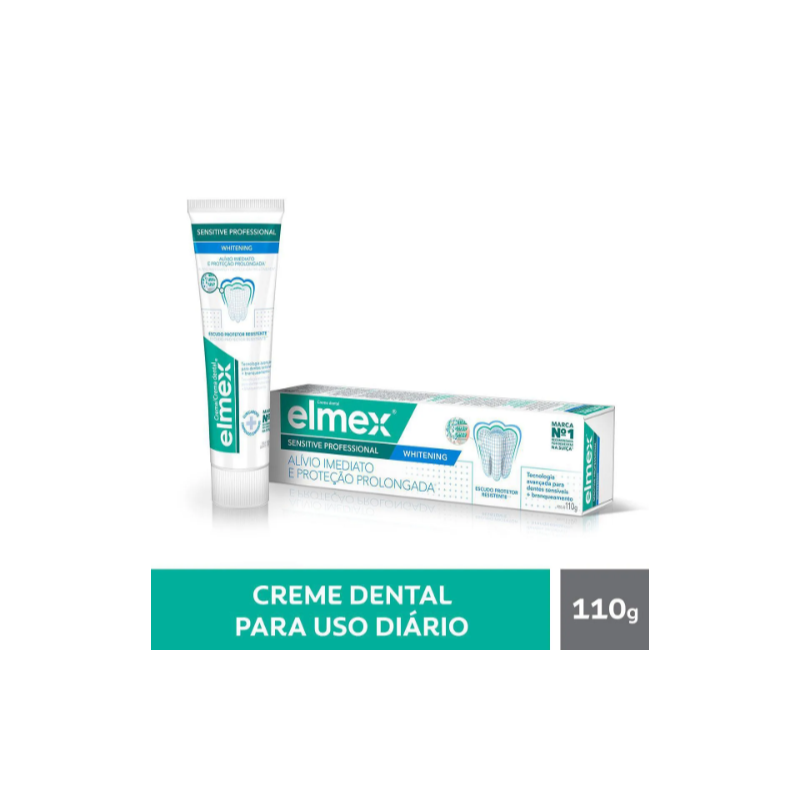 CREME DENTAL ELMEX SENSITIVE WHITENING 110 GRAMAS