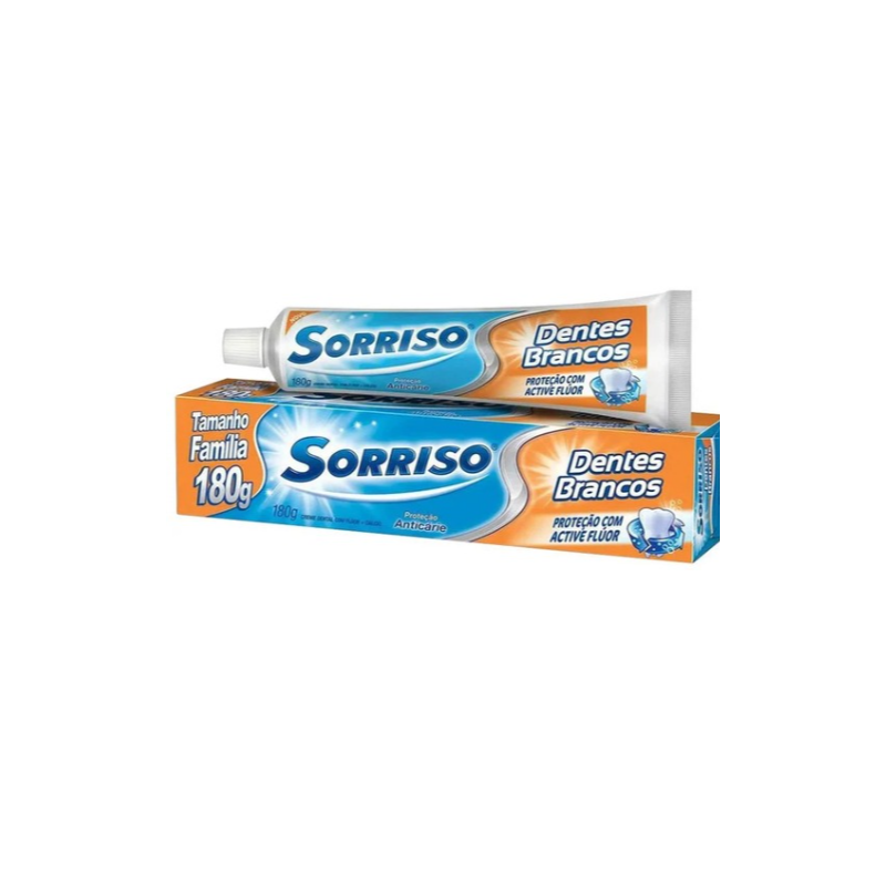 CREME DENTAL SORRISO DENTES BRANCOS 180G