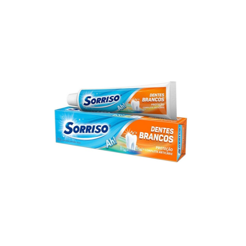 CREME DENTAL SORRISO DENTES BRANCOS 90G