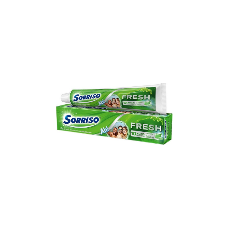 CREME DENTAL SORRISO FRESH PLUS HORTELÃ EXPLOSION 90G