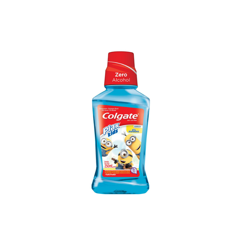 ENXAGUANTE BUCAL COLGATE PLAX KIDS MINIONS 250ML