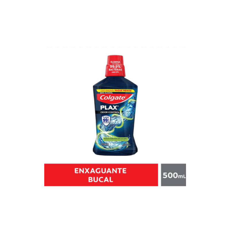 ENXAGUANTE BUCAL COLGATE PLAX ODOR CONTROL 500ML
