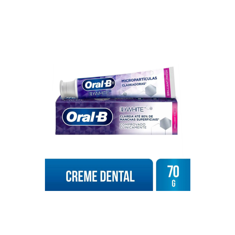 CREME DENTAL ORAL-B 3D WHITE 70G