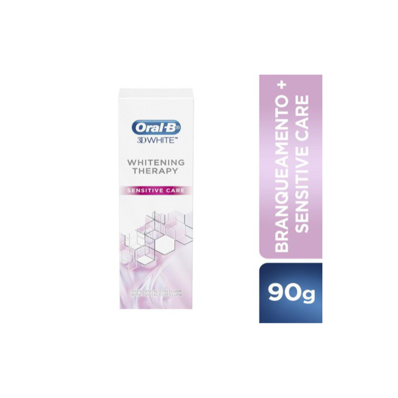 CREME DENTAL ORAL-B 3D WHITE SENSITIVE CARE 90G