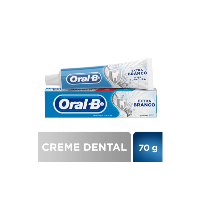 CREME DENTAL ORAL-B EXTRA BRANCO COOL MINT 70G