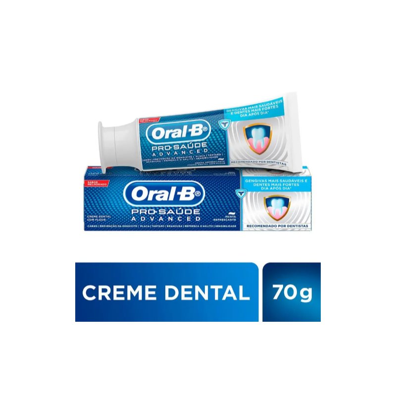 CREME DENTAL ORAL-B PRO SAÚDE MENTA 70G 
