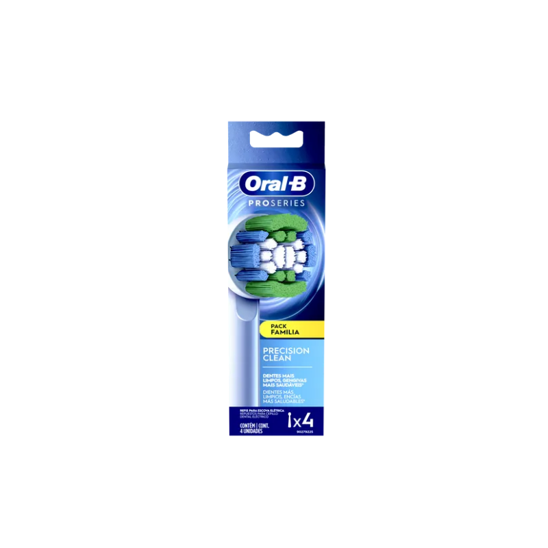 REFIL PARA ESCOVA ELETRICA ORAL-B PRECISION CLEAN 4 UNIDADES
