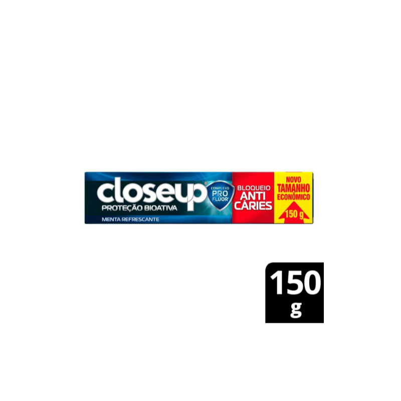 CREME  DENTAL CLOSE UP PROTEÇÃO BIOATIVA MENTA 150G