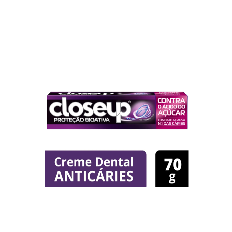 CREME DENTAL CLOSEUP PROTEÇÃO BIOATIVA MENTA 70G