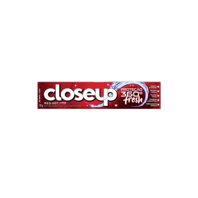  CREME DENTAL CLOSEUP RED HOT COM 90G
